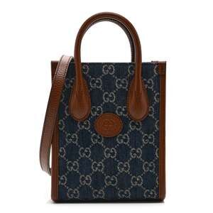 Gucci New Denim Gg Dollar Calfskin Mini #251950G10B